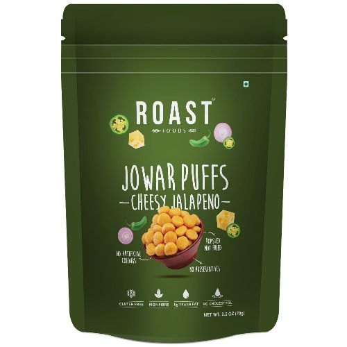 Jowar Puff Cheesy Jalapeno – 70gm